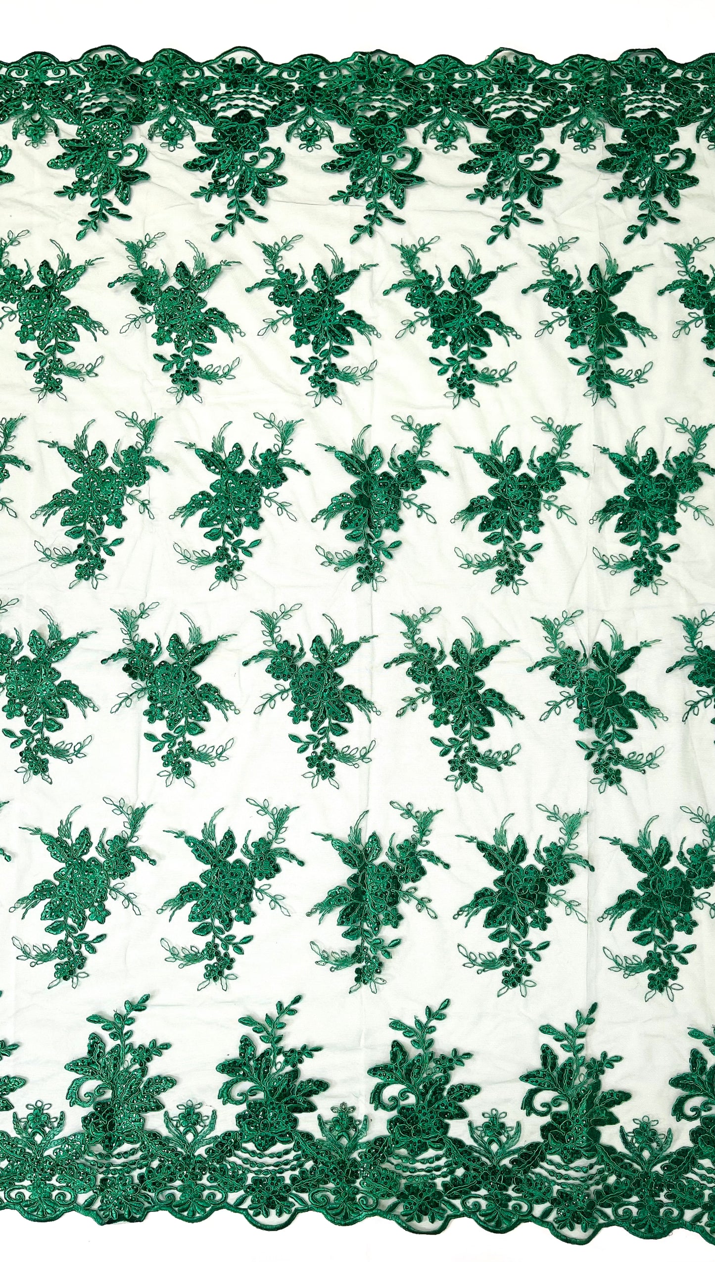 Valentina Embroider Floral Lace 54" Wide| New Creations Fabric & Foam Inc.