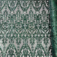 Heart Sequin Damask Fabric 54” Wide| New Creations Fabric & Foam Inc.