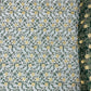 Daisy multi color gold metallic floral design embroider on a red mesh lace-dresses-sold by the yard.