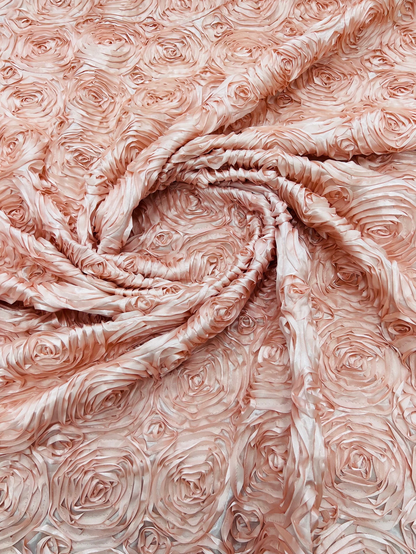 Rosette 3D Satin 54" Wide | New Creation Fabric & Foam Inc.