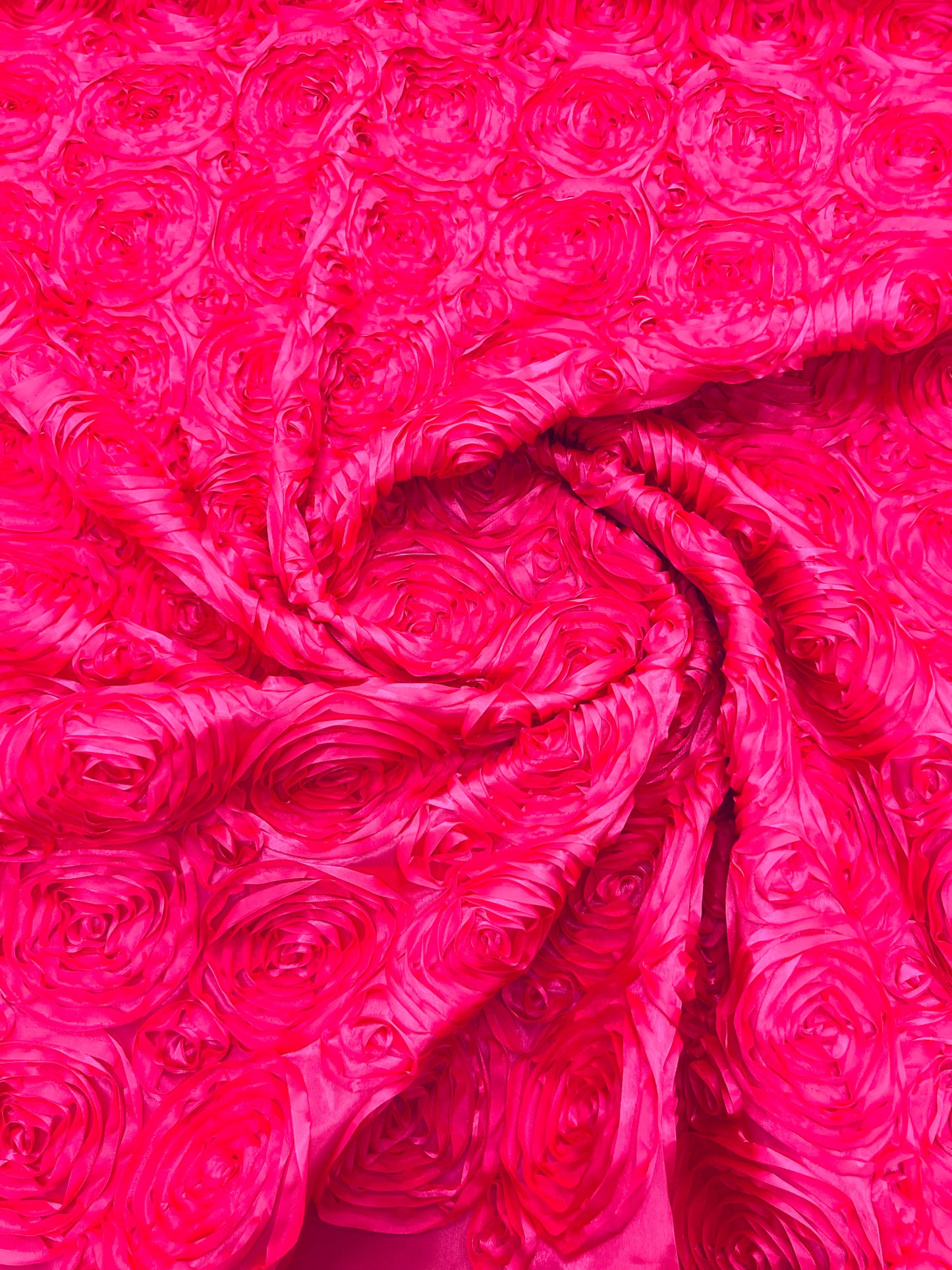 Rosette 3D Satin 54" Wide | New Creation Fabric & Foam Inc.