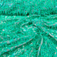 Swords Design Iridescent Sequins Burning Man Costume Craft Fabric Sold By The Yard.