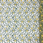 Daisy multi color gold metallic floral design embroider on a red mesh lace-dresses-sold by the yard.
