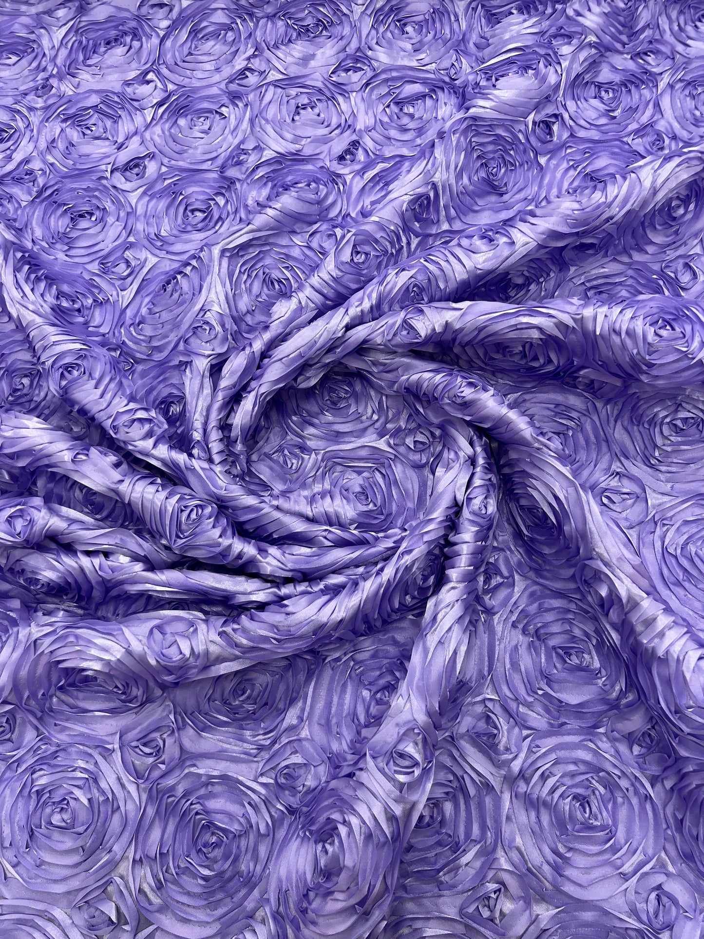 Rosette 3D Satin 54" Wide | New Creation Fabric & Foam Inc.
