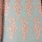 Rosa 3d Floral Design With Rhinestones 54" Wide| New Creations Fabric & Foam Inc.