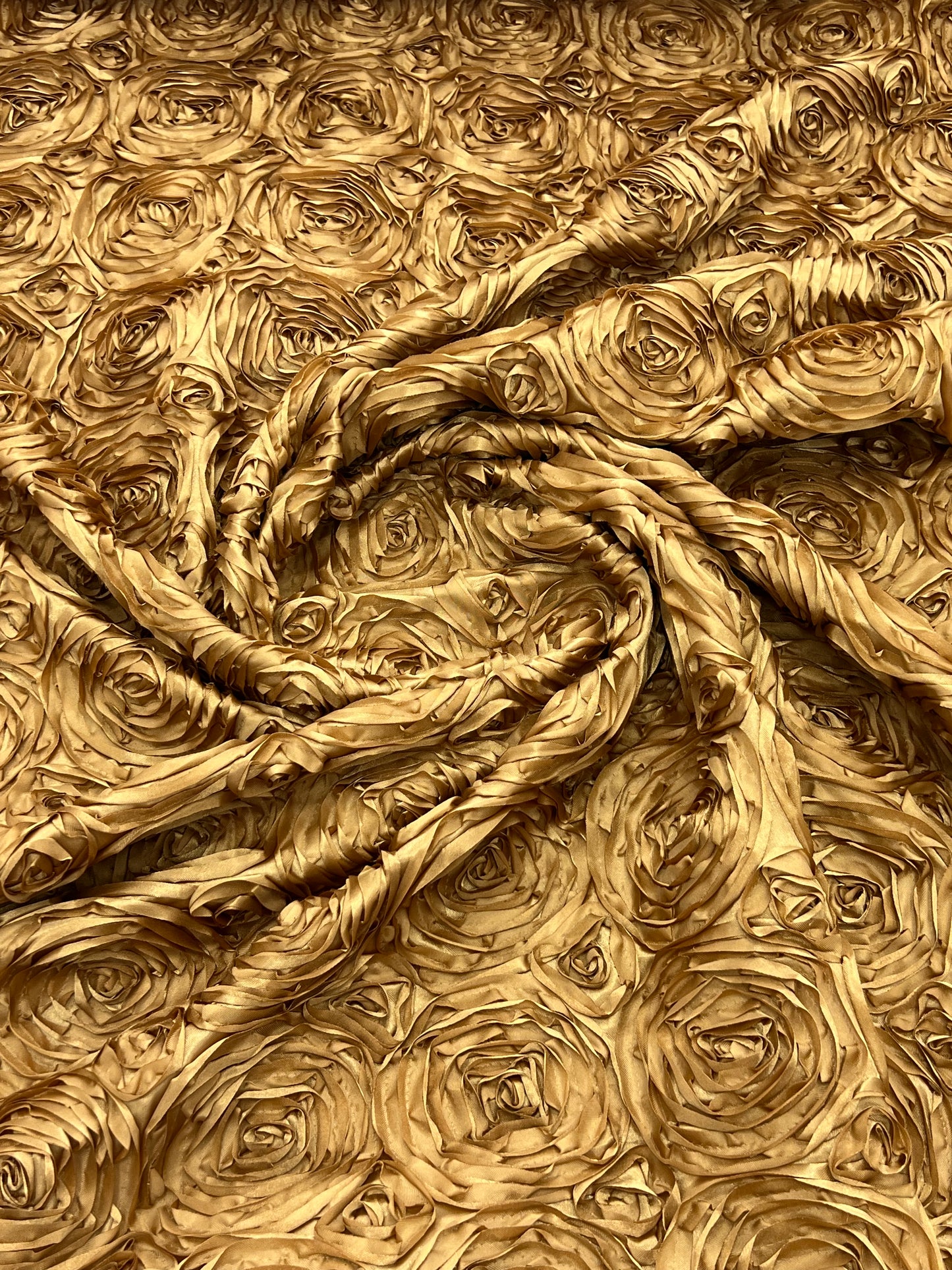 Rosette 3D Satin 54" Wide | New Creation Fabric & Foam Inc.