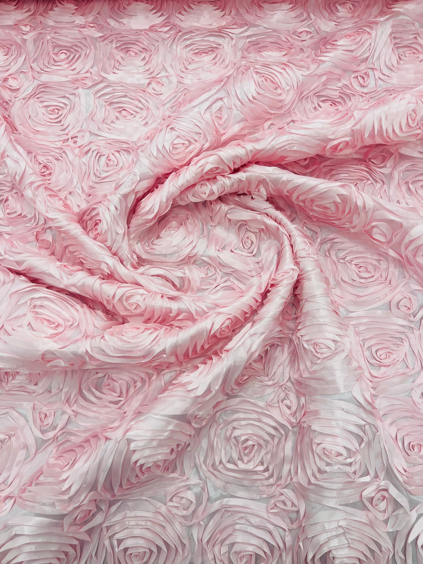 Rosette 3D Satin 54" Wide | New Creation Fabric & Foam Inc.