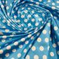 Polka Dot Satin 58" Wide| New Creations Fabric & Foam Inc.