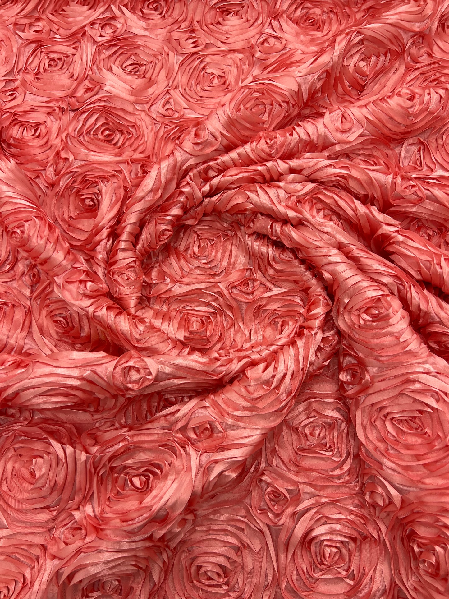 Rosette 3D Satin 54" Wide | New Creation Fabric & Foam Inc.
