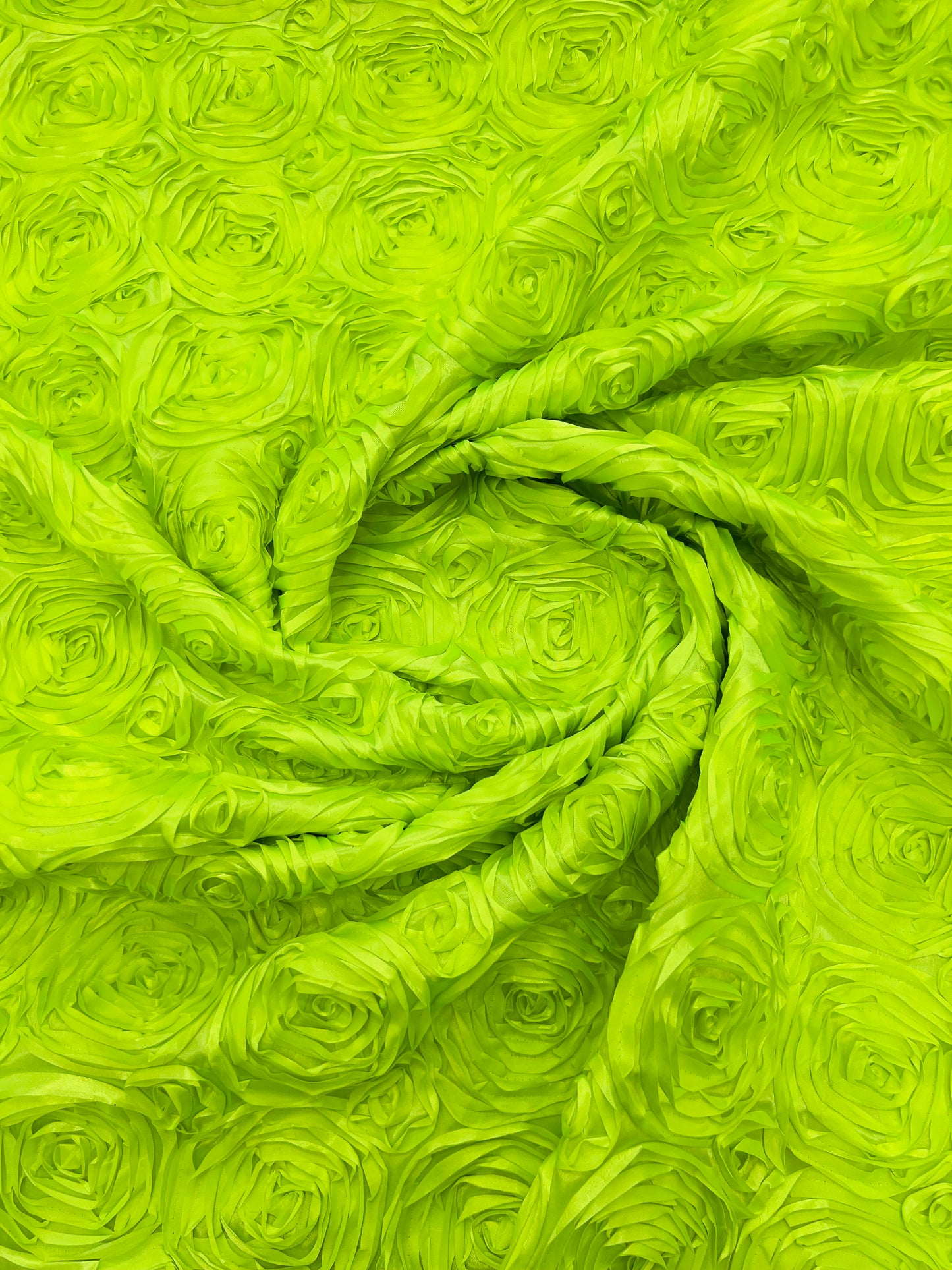 Rosette 3D Satin 54" Wide | New Creation Fabric & Foam Inc.