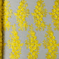 Rosa 3d Floral Design With Rhinestones 54" Wide| New Creations Fabric & Foam Inc.