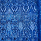 Sea Shell Sequin Damask Fabric 54” Wide| New Creations Fabric & Foam Inc.