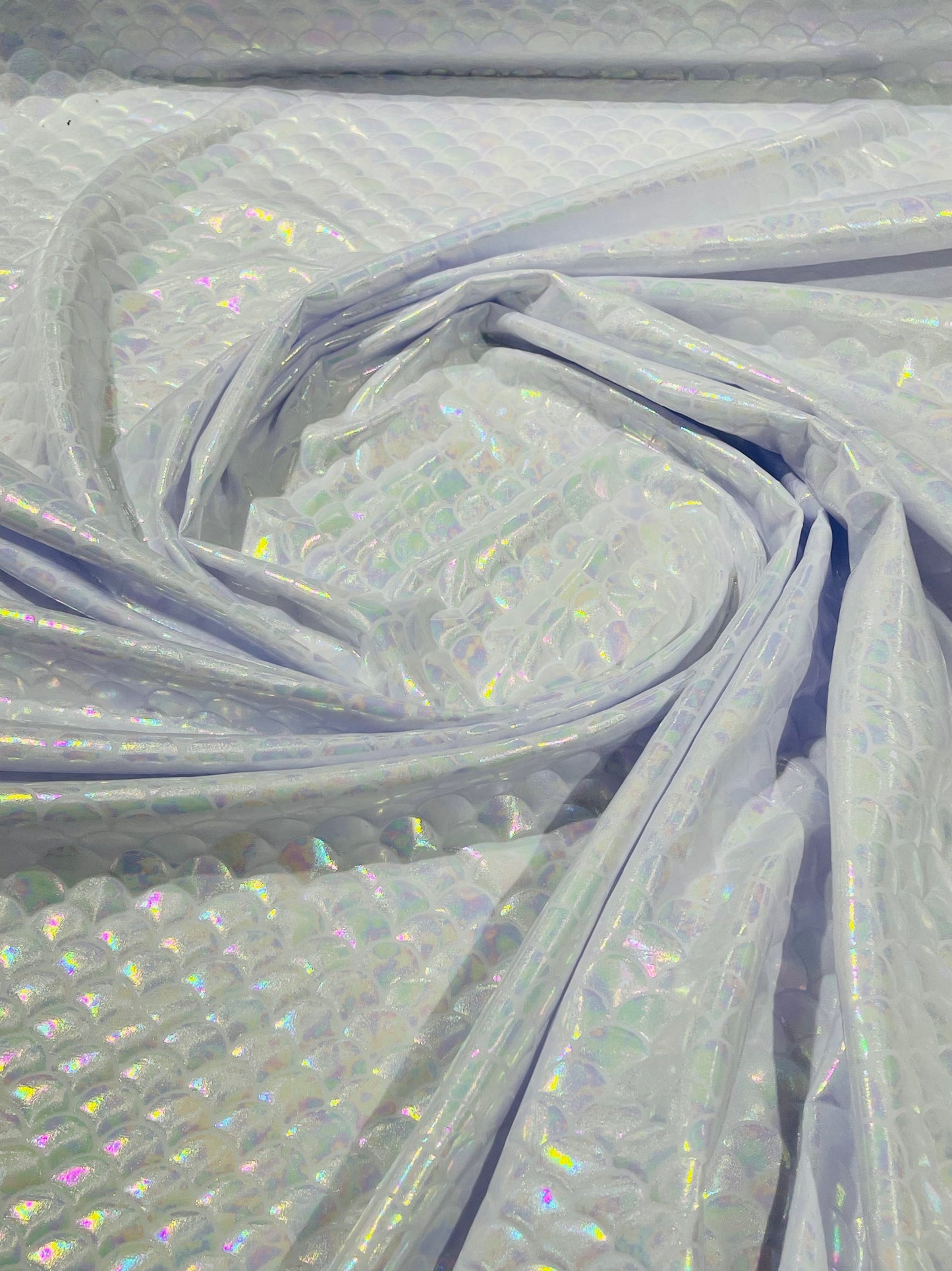 Mermaid Fish Foil Spandex 58" Wide | New Creation Fabric & Foam Inc.