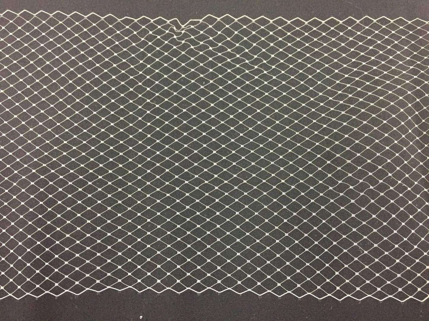 Ivory 9 inches Birdcage bridal veil netting - french net trim - prom - wedding - hats - bridal - nightgowns - decorations - sold by the yard. - New Creations Fabric & Foam Inc