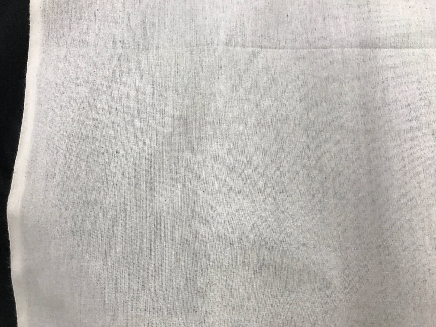 Ivory Muslin natural 100% cotton medium quality unbleached fabric - 45 - 48" wide - pattern maker fabric - sold by the yard. - New Creations Fabric & Foam Inc