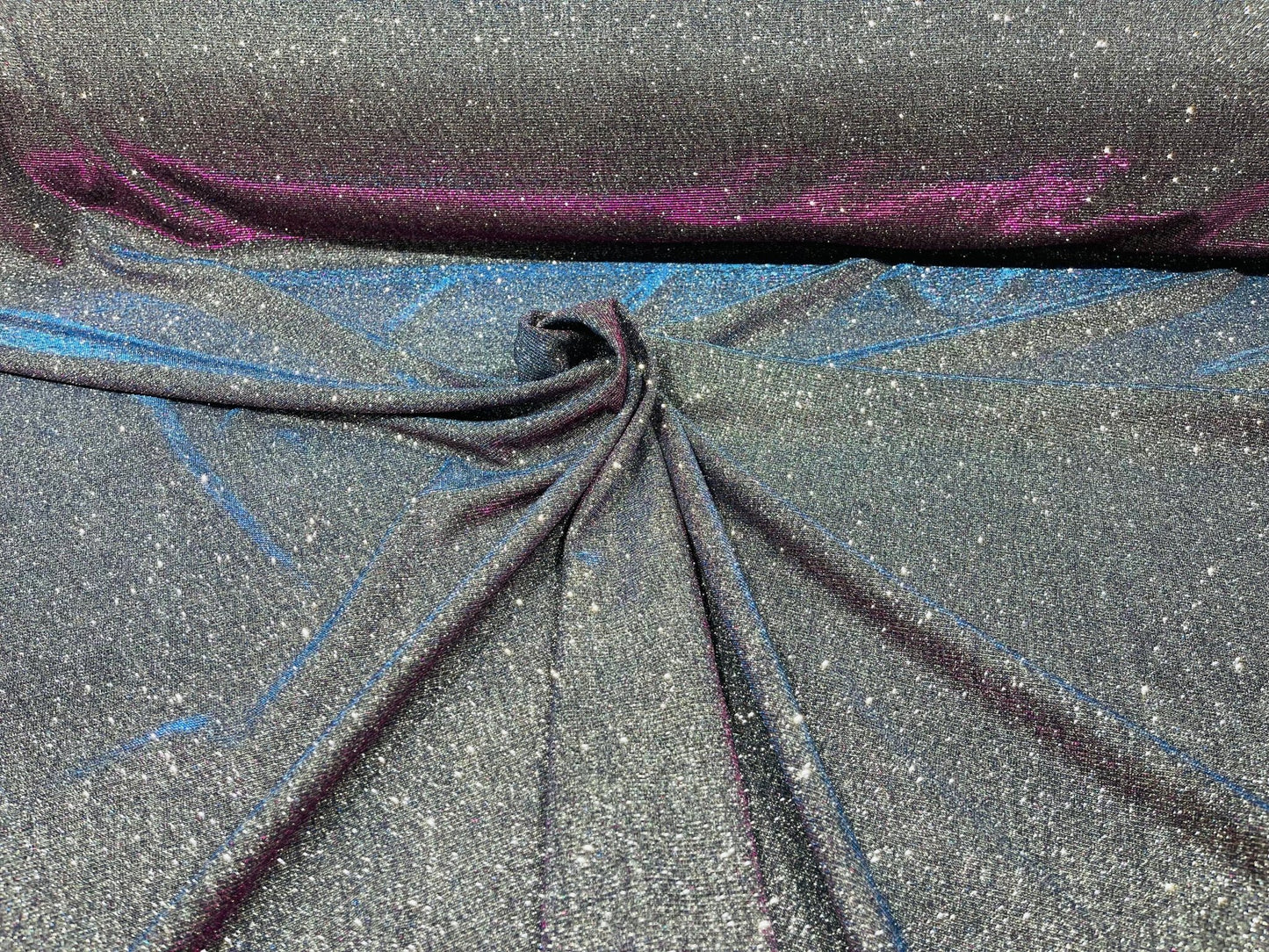 Moon Shadow 58/60" Wide Full Glitter Covered Shimmer Fabric By The Yard - New Creations Fabric & Foam Inc