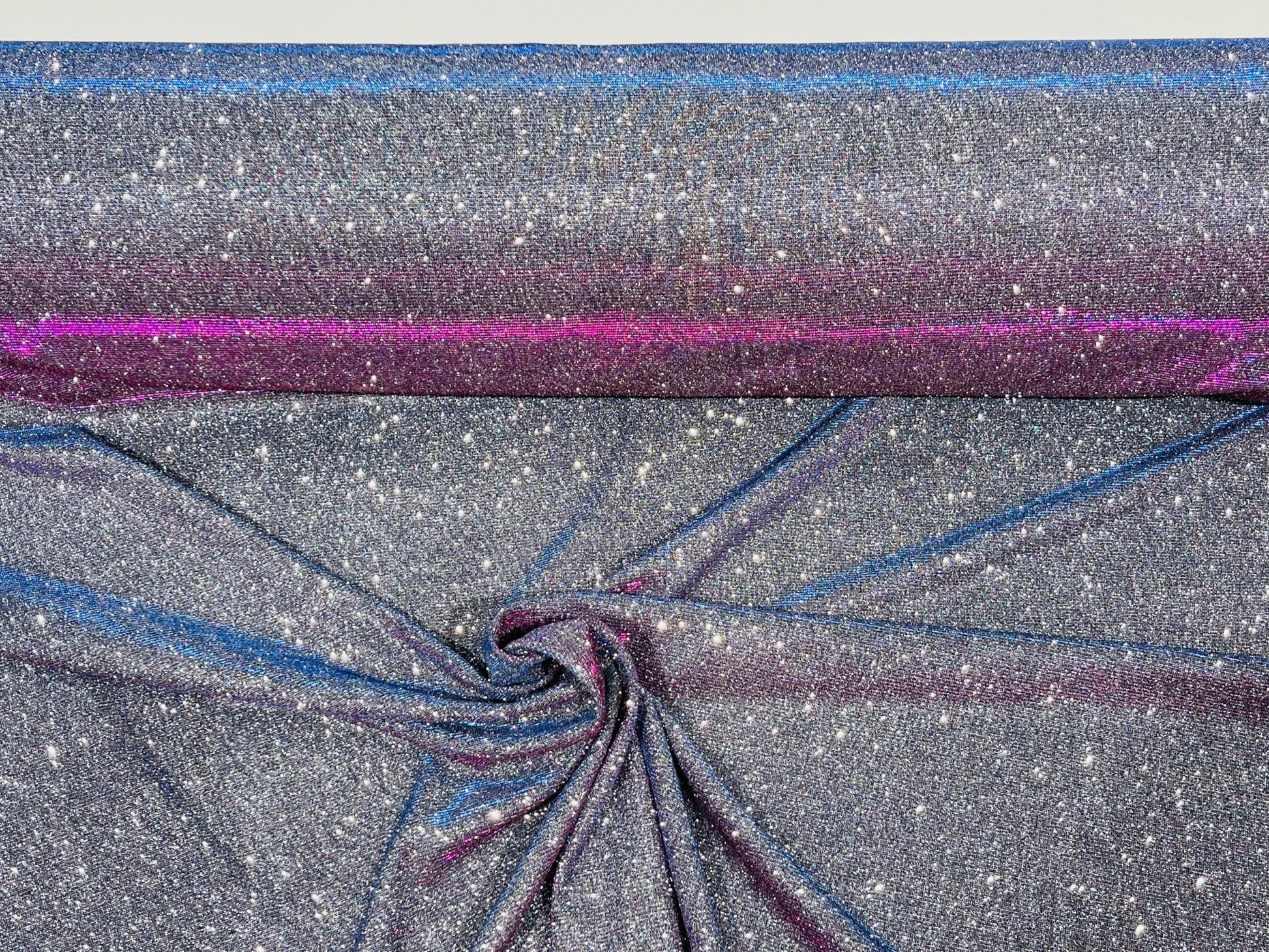 Moon Shadow 58/60" Wide Full Glitter Covered Shimmer Fabric By The Yard - New Creations Fabric & Foam Inc