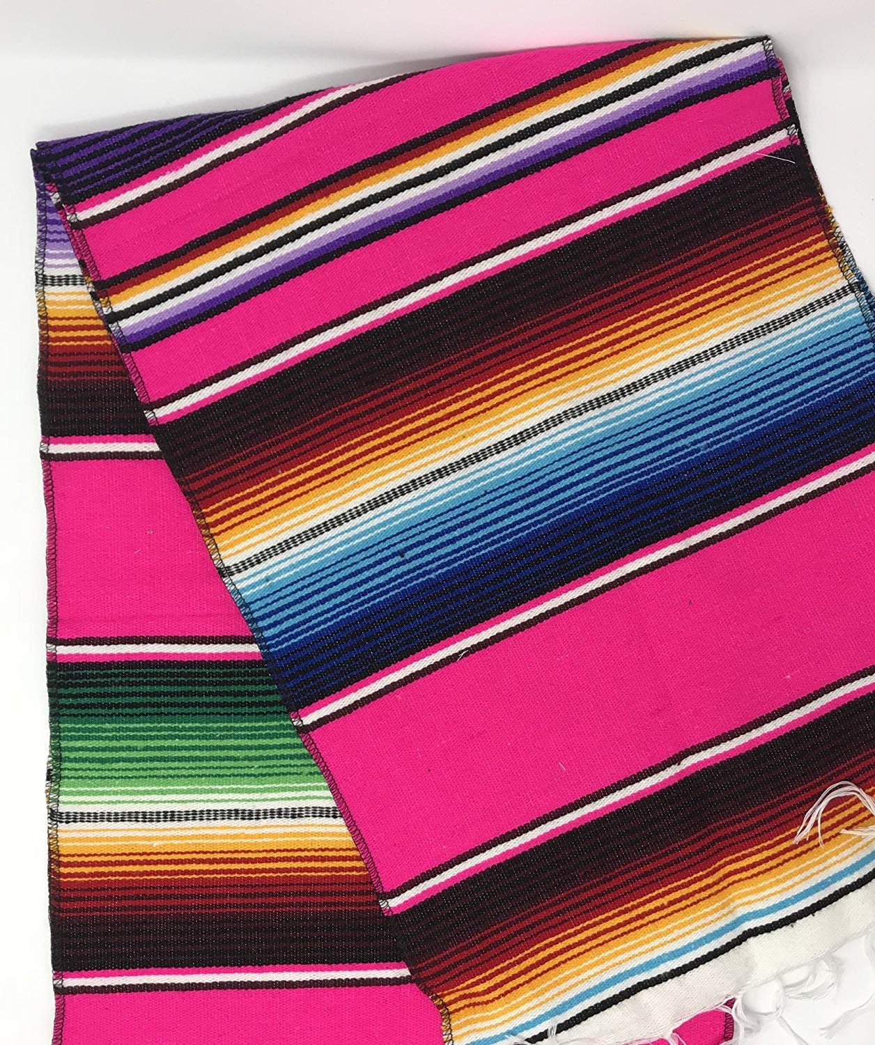 New Creations Fabric & Foam Inc, 14" Wide by 84" Long Mexican Serape Cotton Table Runner - New Creations Fabric & Foam Inc