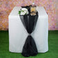 New Creations Fabric & Foam Inc, Chiffon Table Runner 14" Wide by 120" Wide Extra Long, Wedding Runners, Holiday Table Runners, - New Creations Fabric & Foam Inc