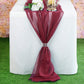 New Creations Fabric & Foam Inc, Chiffon Table Runner 18" Wide by 180" Wide Extra Long, Wedding Runners, Holiday Table Runners, - New Creations Fabric & Foam Inc