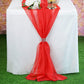 New Creations Fabric & Foam Inc, Chiffon Table Runner 27" Wide by 120" Long Extra Long, Wedding Runners, Holiday Table Runners, - New Creations Fabric & Foam Inc