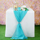New Creations Fabric & Foam Inc, Chiffon Table Runner 27" Wide by 120" Long Extra Long, Wedding Runners, Long Table Runners - New Creations Fabric & Foam Inc