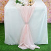 New Creations Fabric & Foam Inc, Chiffon Table Runner 27" Wide by 120" Long Extra Long, Wedding Runners, Long Table Runners - New Creations Fabric & Foam Inc