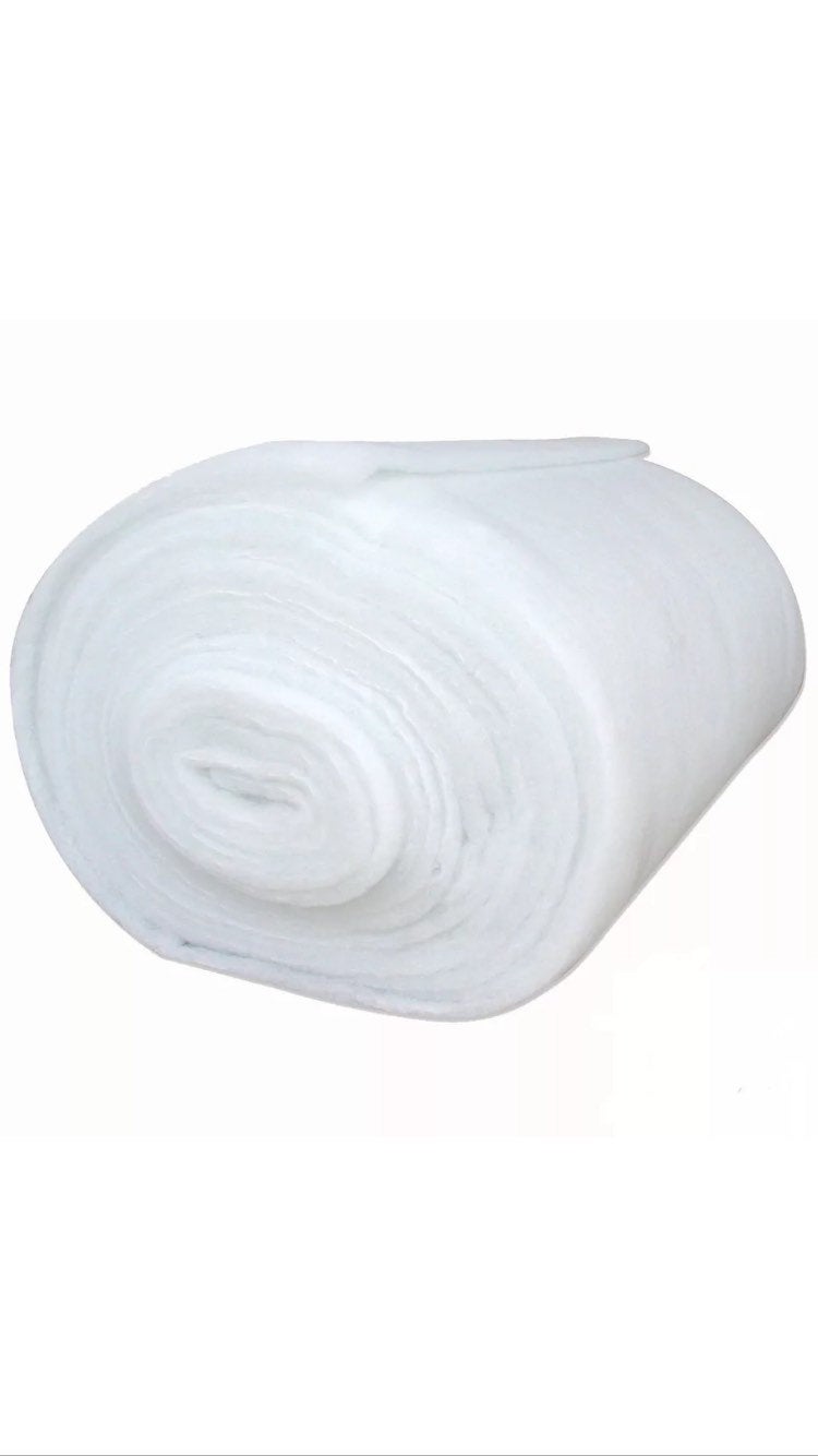 Professional 5oz Bonded Dacron Upholstery Grade Polyester Batting 48 Inch Wide (15yards) Perfect for quilting and upholstery Made In the USA - New Creations Fabric & Foam Inc
