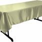RECTANGULAR BRIDAL SATIN TABLECLOTH (58" x 144" inch) - New Creations Fabric & Foam Inc
