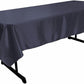 RECTANGULAR BRIDAL SATIN TABLECLOTH (58" x 144" inch) - New Creations Fabric & Foam Inc