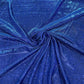 Royal Blue 58/60" Wide Full Glitter Covered Shimmer Fabric By The Yard - New Creations Fabric & Foam Inc