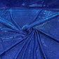 Royal Blue 58/60" Wide Full Glitter Covered Shimmer Fabric By The Yard - New Creations Fabric & Foam Inc