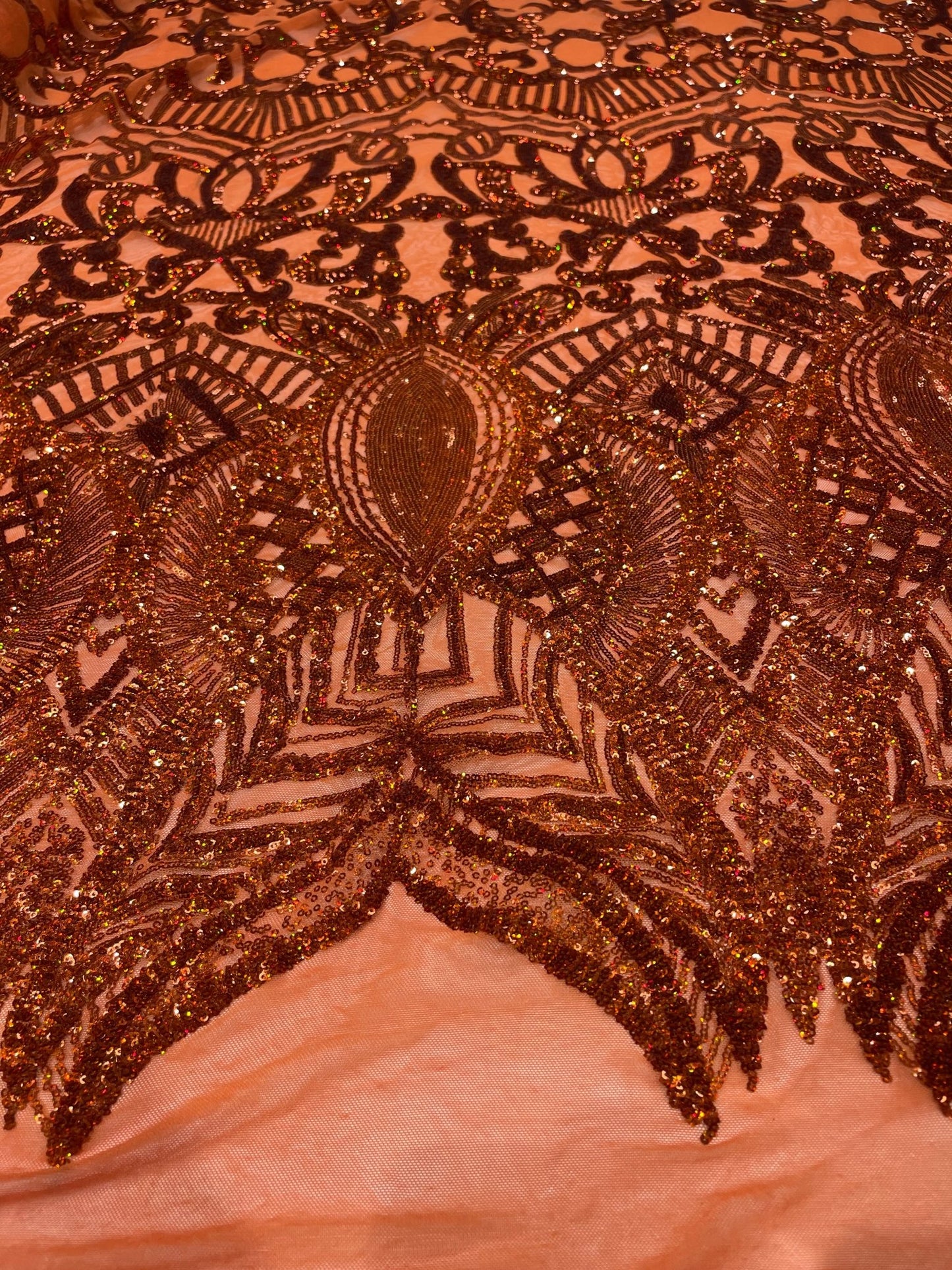 Royalty Sequin Damask Fabric 54” Wide| New Creations Fabric & Foam Inc. - New Creations Fabric & Foam Inc