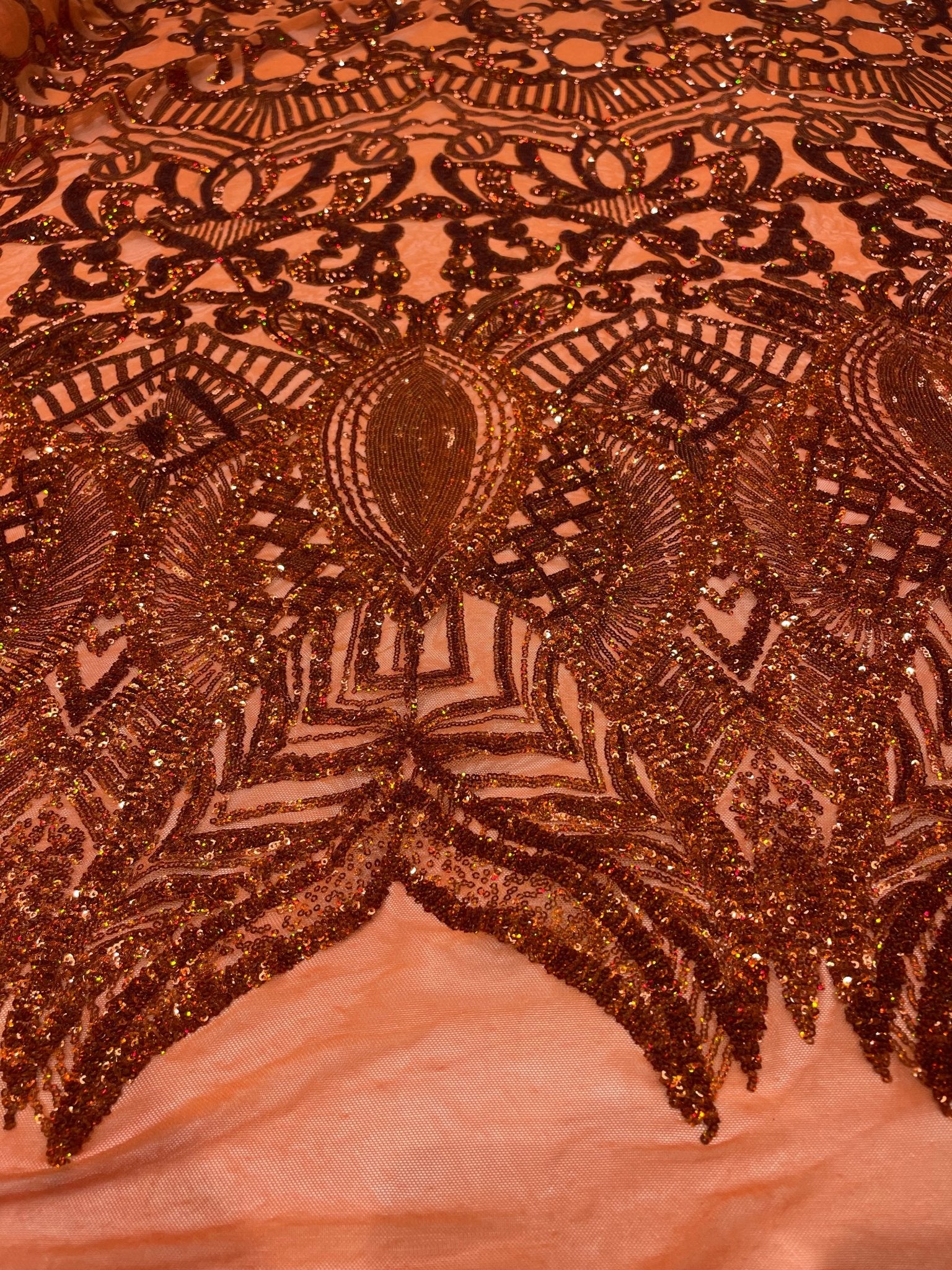 Royalty Sequin Damask Fabric 54” Wide| New Creations Fabric & Foam Inc. - New Creations Fabric & Foam Inc