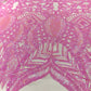Royalty Sequin Damask Fabric 54” Wide| New Creations Fabric & Foam Inc. - New Creations Fabric & Foam Inc