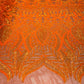 Royalty Sequin Damask Fabric 54” Wide| New Creations Fabric & Foam Inc. - New Creations Fabric & Foam Inc