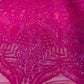Royalty Sequin Damask Fabric 54” Wide| New Creations Fabric & Foam Inc. - New Creations Fabric & Foam Inc