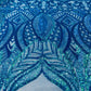 Royalty Sequin Damask Fabric 54” Wide| New Creations Fabric & Foam Inc. - New Creations Fabric & Foam Inc