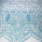 Royalty Sequin Damask Fabric 54” Wide| New Creations Fabric & Foam Inc. - New Creations Fabric & Foam Inc