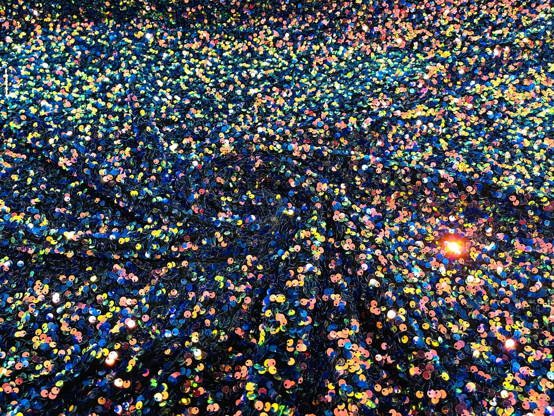 Sequin Velvet Stretch Fabric| New Creations Fabric & Foam Inc. - New Creations Fabric & Foam Inc