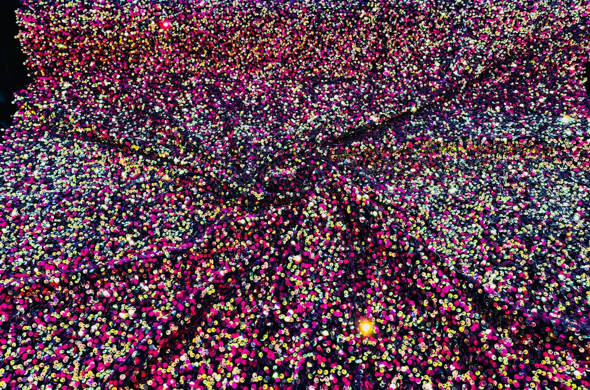 Sequin Velvet Stretch Fabric| New Creations Fabric & Foam Inc. - New Creations Fabric & Foam Inc