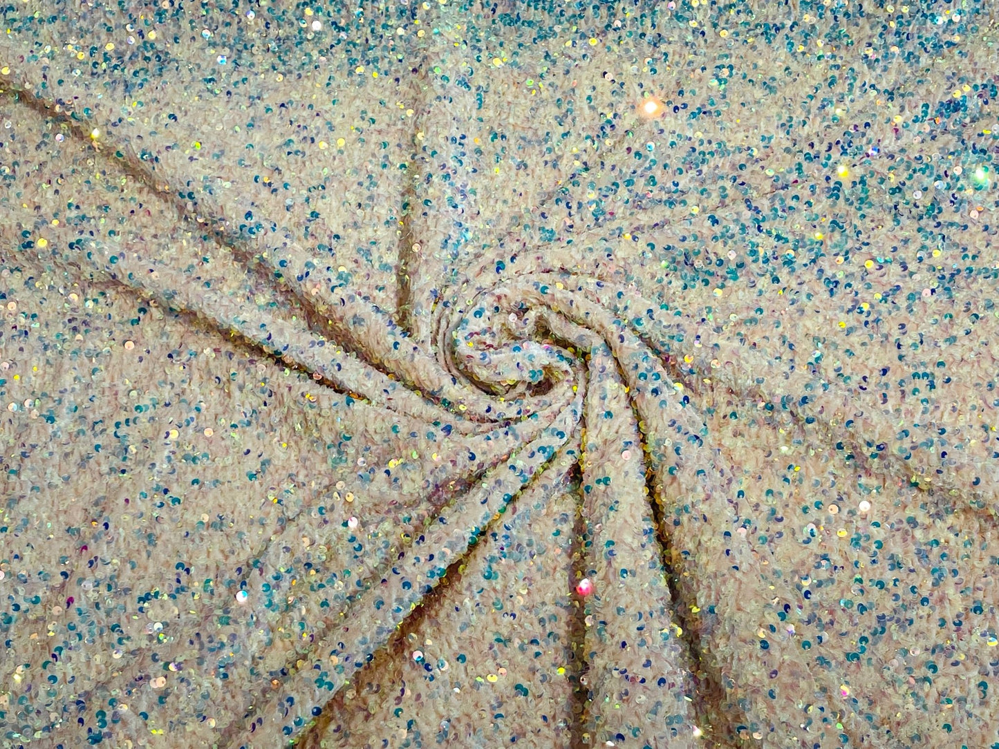 Sequin Velvet Stretch Fabric| New Creations Fabric & Foam Inc. - New Creations Fabric & Foam Inc