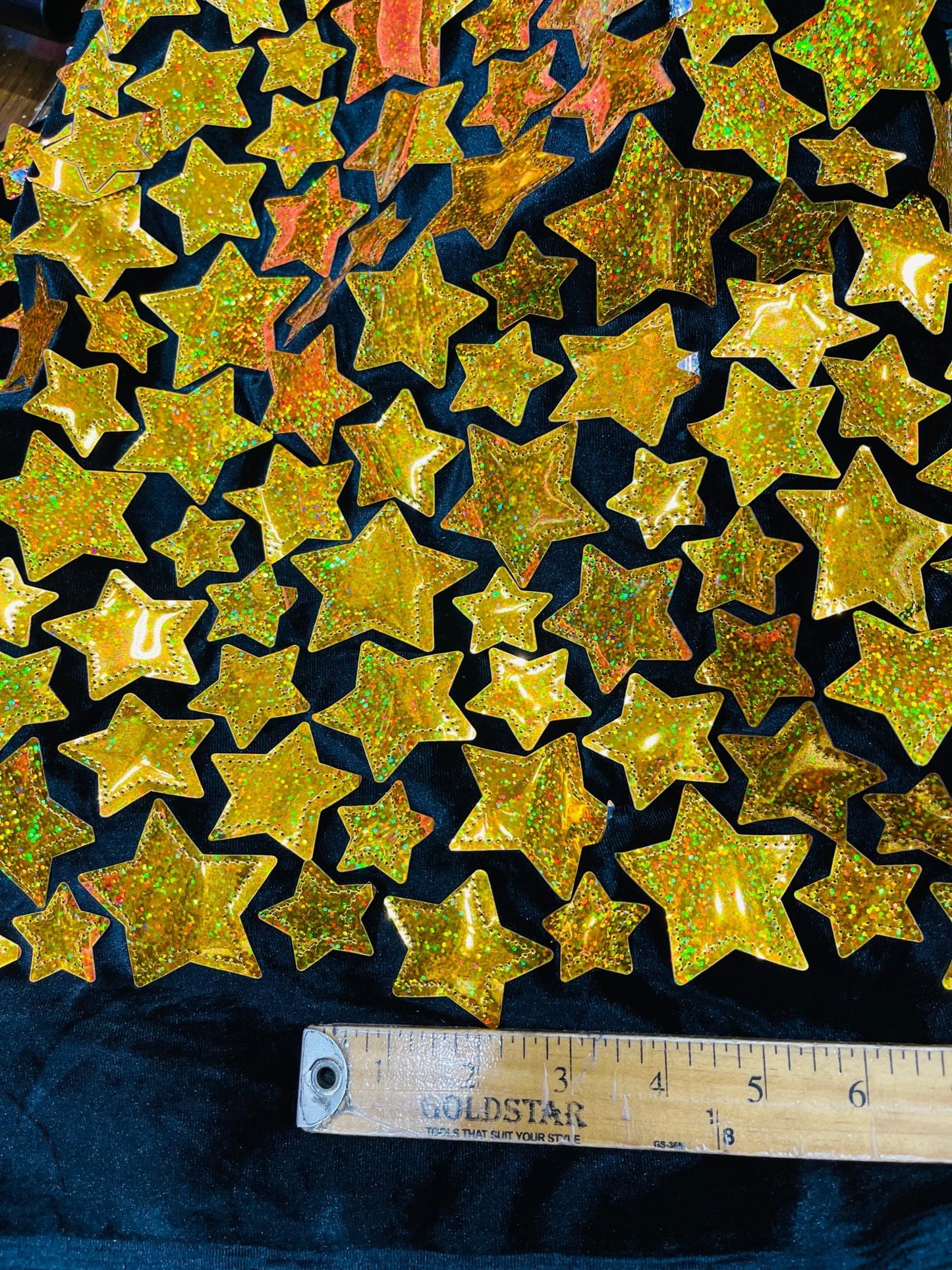 Star Sequin Velvet 58" Wide| New Creations Fabric & Foam Inc. - New Creations Fabric & Foam Inc