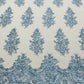 Valentina Floral embroider with sequins on a corded mesh lace fabric - sold by the yard. - New Creations Fabric & Foam Inc