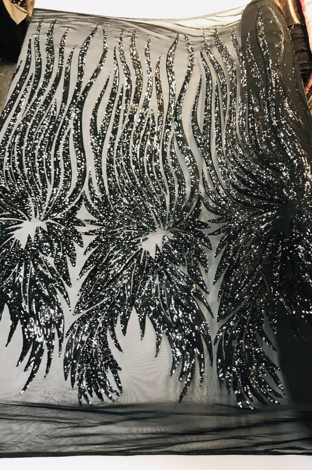 Wing Sequin Fabric 54” Wide| New Creations Fabric & Foam Inc. - New Creations Fabric & Foam Inc